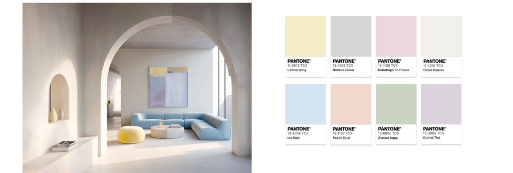 پالتهای رنگی پیشنهادی رنگ سال 2026