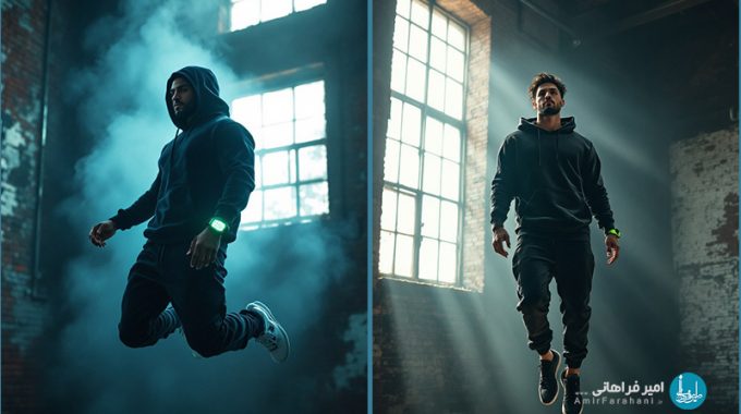 پرامپت آماده شناوری در یک باشگاه ورزشی